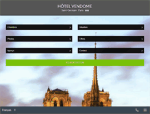 Tablet Screenshot of hotelvendomesaintgermain.com